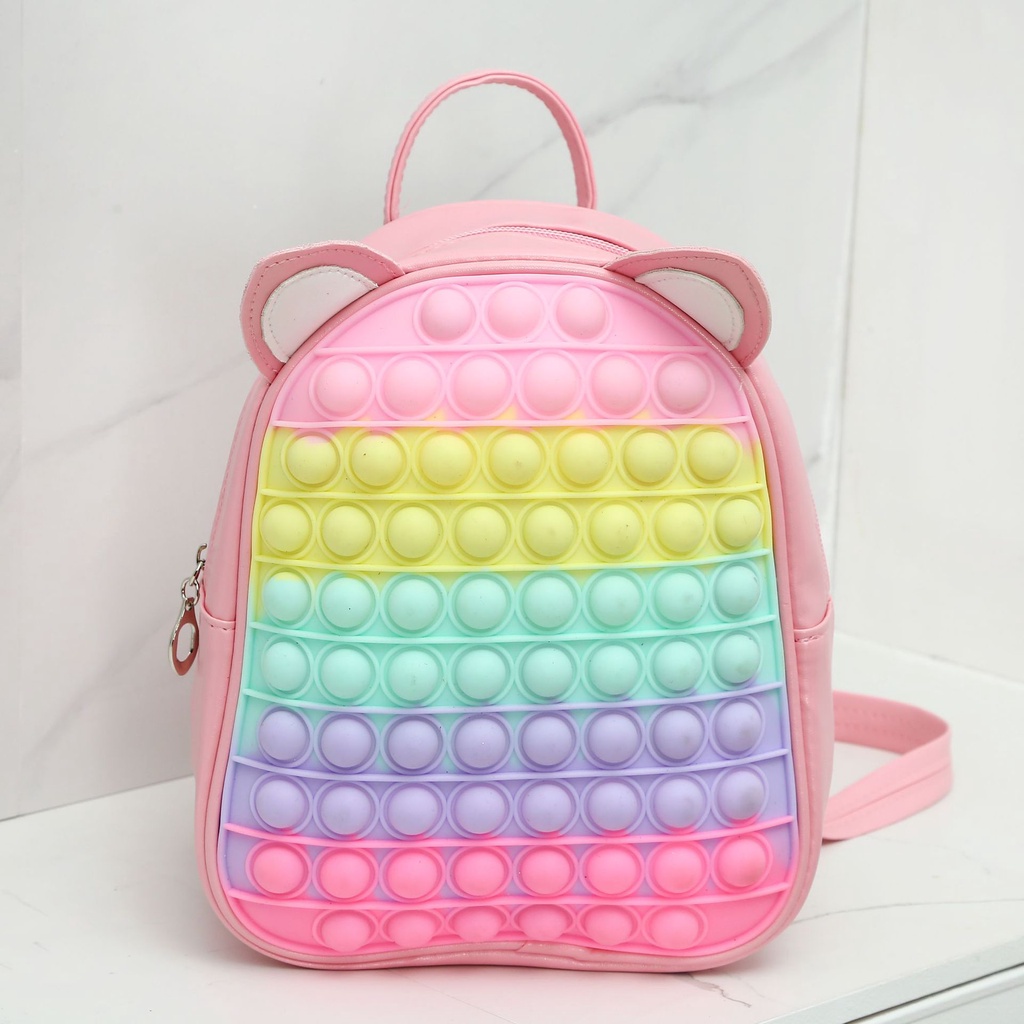 Ba Lô Đồ Chơi Fidget Spinner Cỡ LớN GiúP GiảM Stress Cho Bé GáI