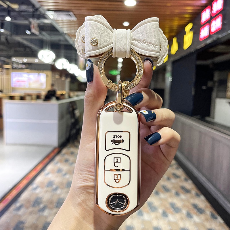 Vỏ Chìa Khóa Điều Khiển Từ Xa Cho Mazda 2 3 5 6 Atenza Axela Demio CX-4 CX-5 CX5 CX-3 CX7 CX-9 2015 2016 2017 2018 2019 MX-5 Atenza Mazda 3 Escala CX-30