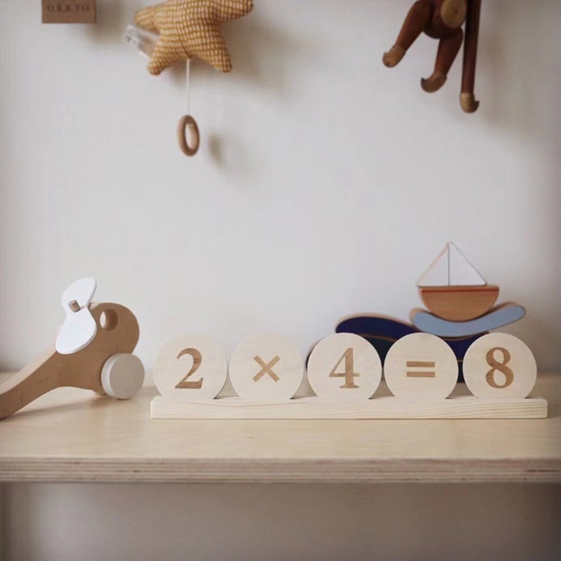 Bộ Thẻ Ghi Hình Cột Mốc Phát Triển Theo Tháng Bằng Gỗ Đa Năng Hỗ Trợ Giáo Dục Sớm Cho Bé