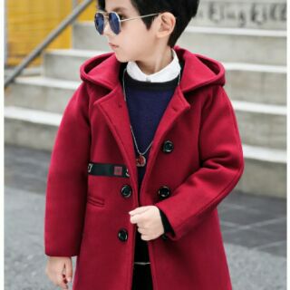 Áo dạ siêu phong cách cho bé trai