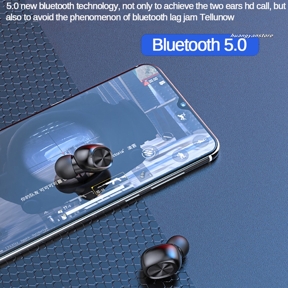 Tai Nghe Bluetooth 5.0 Av5 Tws Kèm Hộp Sạc