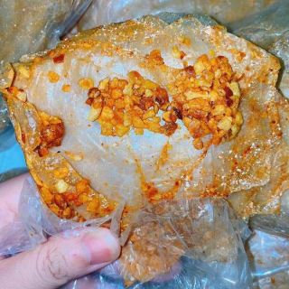 Bánh tráng tỏi muối nhuyễn siêu cay