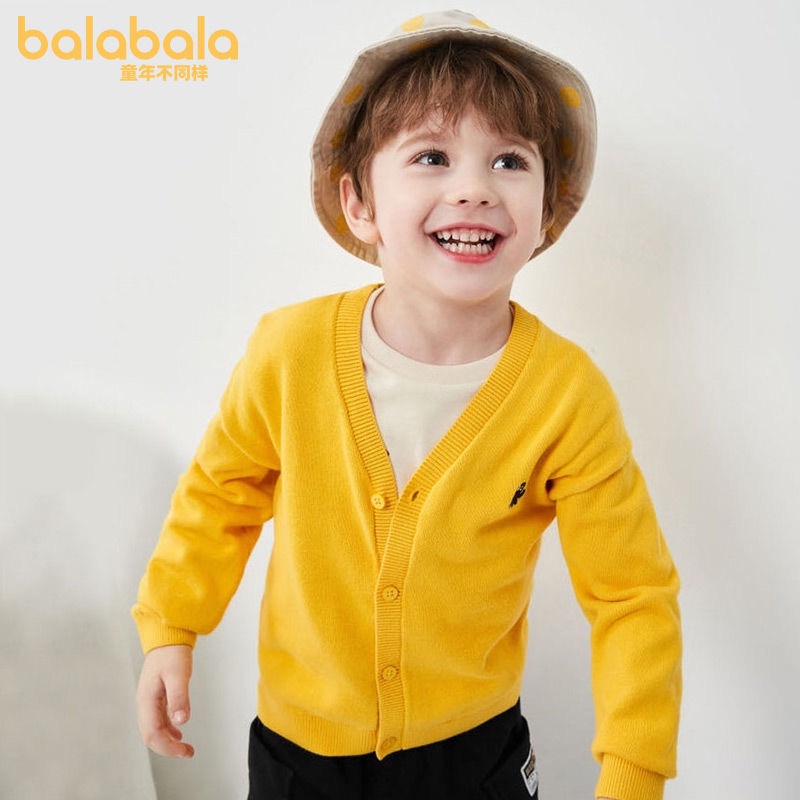 (3-7 tuổi) Áo len tay dài cổ tim Balabala dành cho bé trai 21033201702