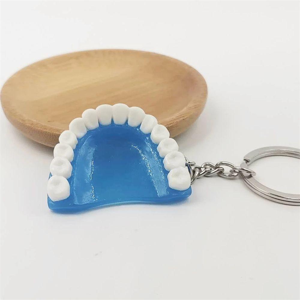 Móc Khóa Hình Chiếc Răng Bằng Nhựa Resin Thời Trang