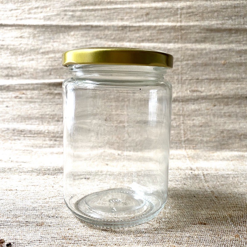 Hũ Thuỷ Tinh Tròn 330ml, Nắp Thiếc, Dùng Đựng Thực Phẩm, Miệng Hũ Rộng Dễ Vệ Sinh. | BigBuy360 - bigbuy360.vn