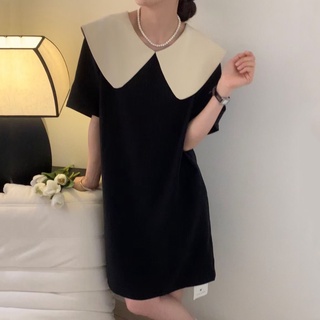 Đầm Cổ Búp Bê Đính Nơ Ba Màu 52548
