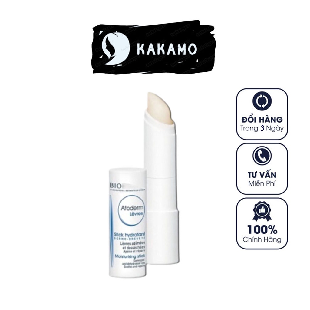 Son Dưỡng Bio Atoderm Pháp, Son Dưỡng Môi Bio Atoderm Levres Pháp 4g - Bao Bì 2020