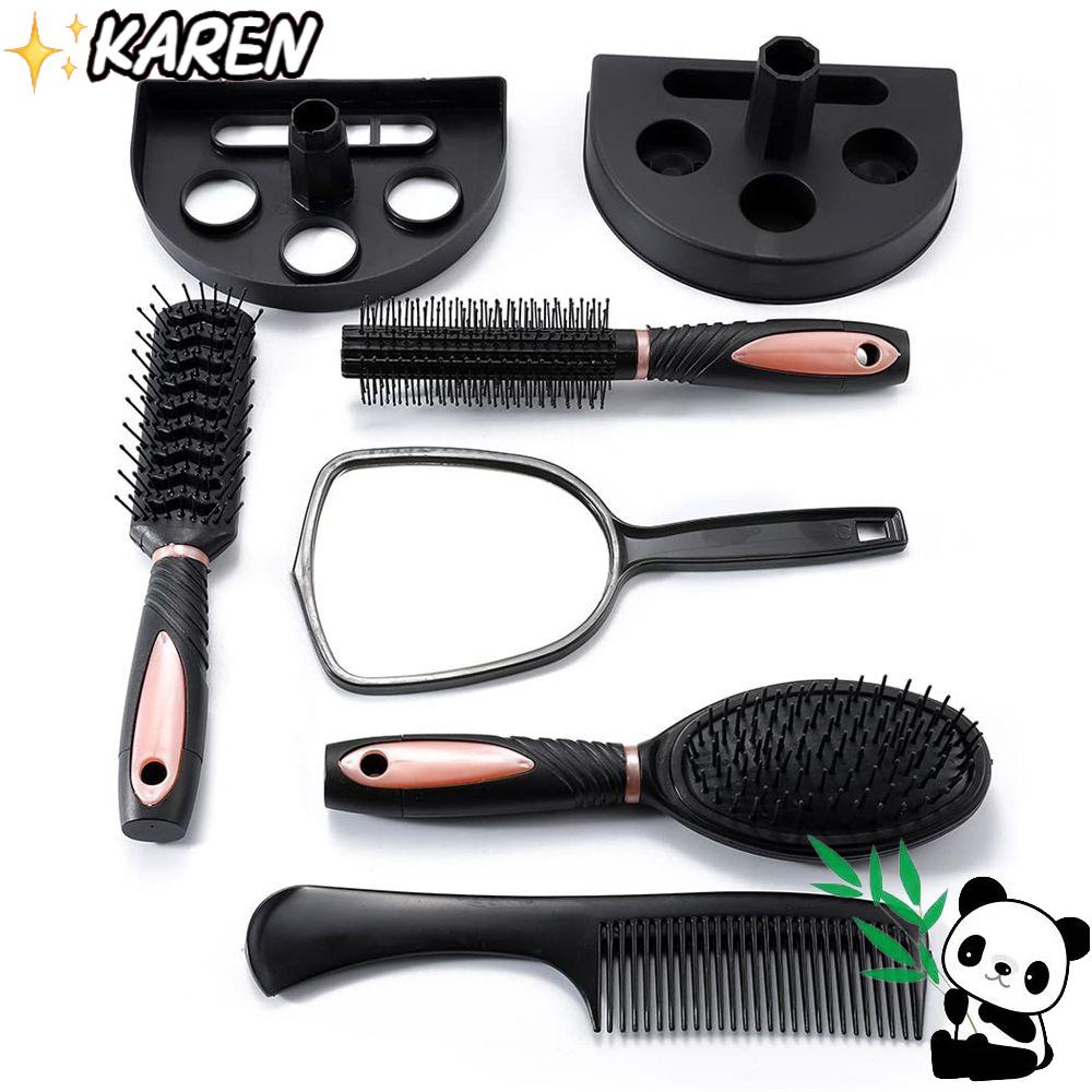 Bộ 5 Lược Chải Tóc Massage Tạo Kiểu Chuyên Nghiệp Cho Nam &amp; Nữ