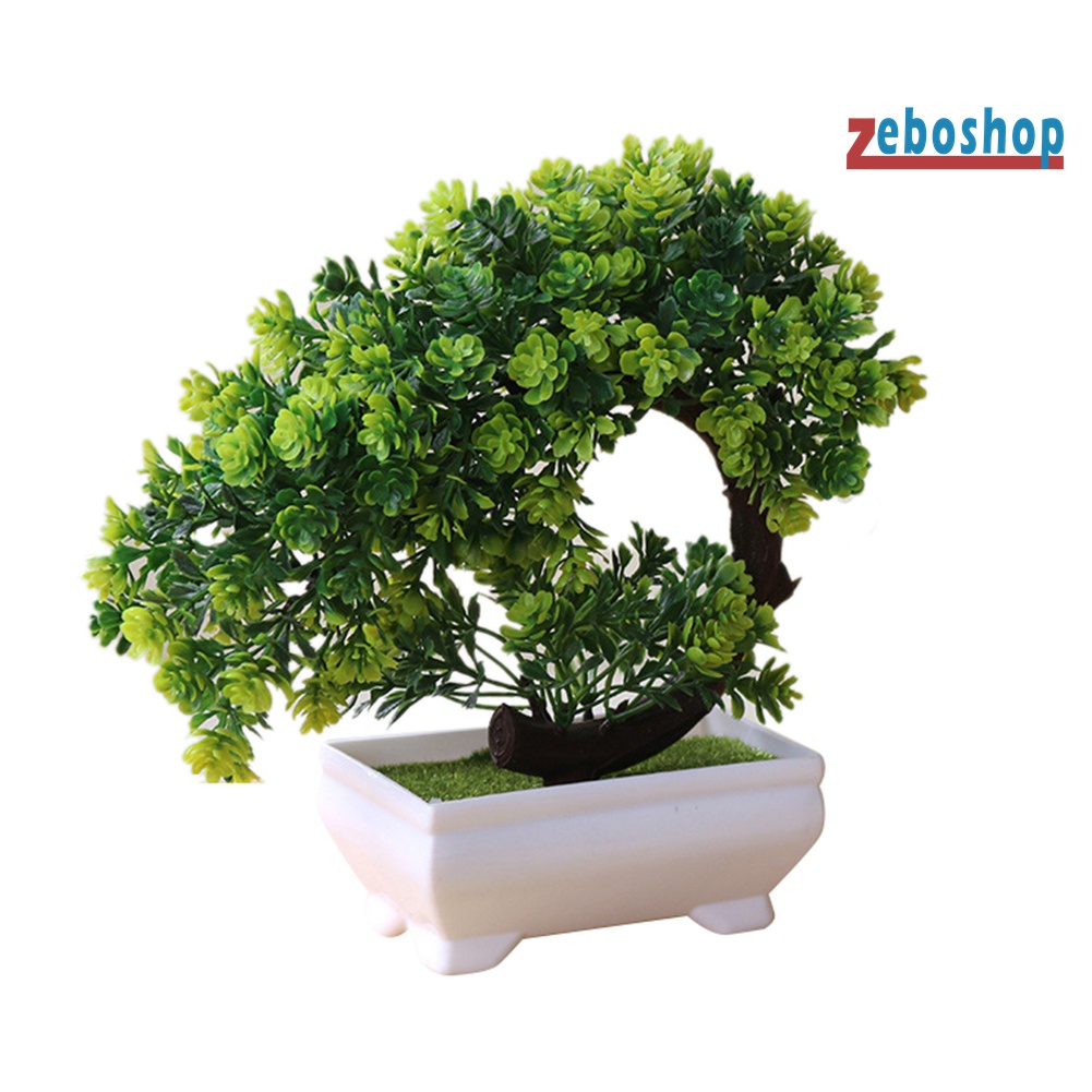 Chậu Cây Bonsai Giả Để Bàn Trang Trí Nhà Cửa