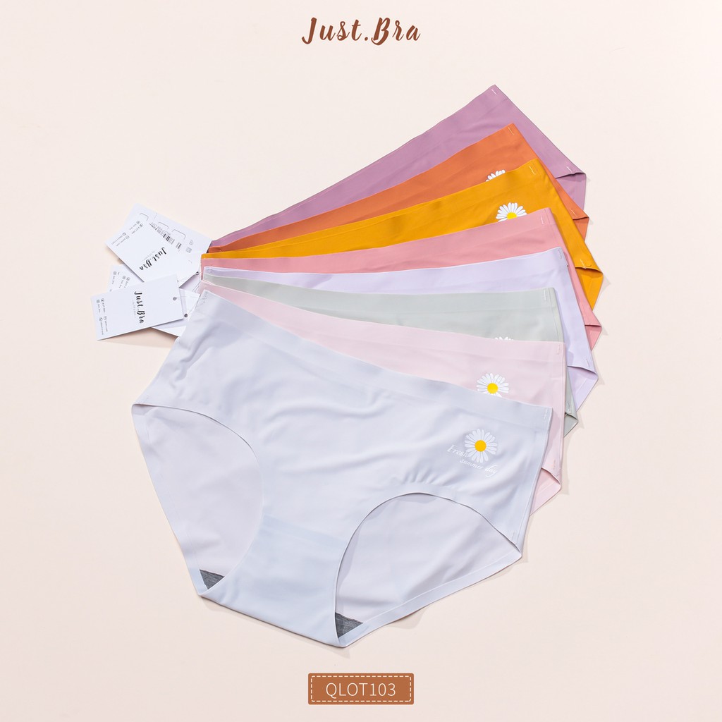 [Mã WABR2711 giảm 10% đơn 250K] Quần lót nữ Just Bra su mềm họa tiết hoa cúc QLOT103 | BigBuy360 - bigbuy360.vn