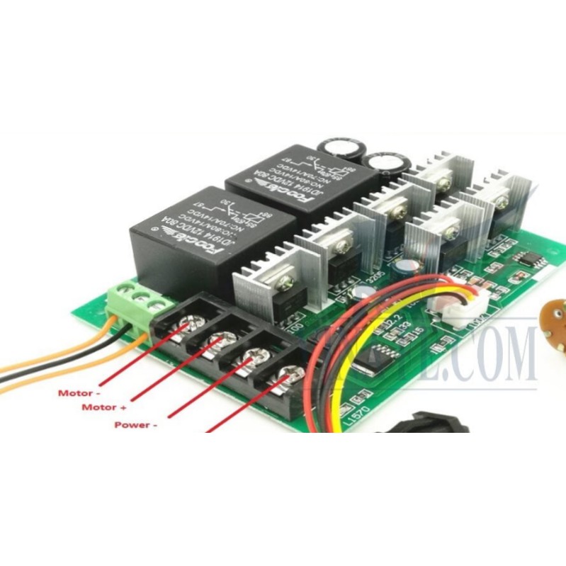 Module điều khiển tốc độ động cơ PWM DC, có tích hợp tính năng đảo chiều động cơ