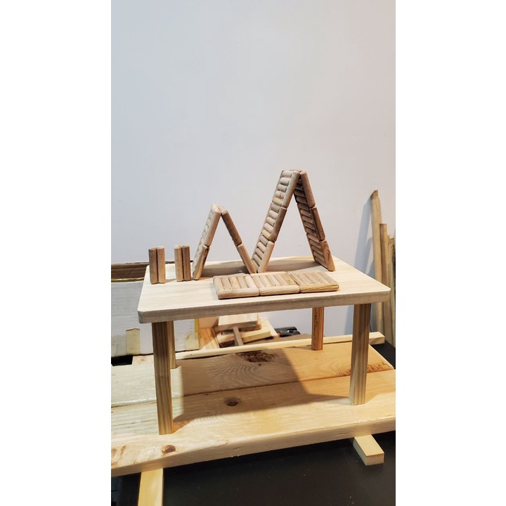 Cầu Thang Chốt Gỗ Cho Hamster Handmade Kích thước 8cm/12cm/16cm