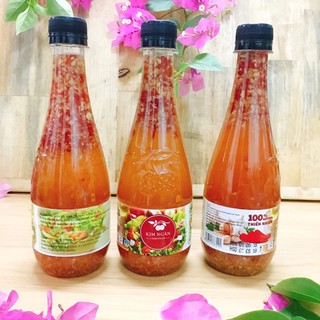 Giấm Tỏi Ớt Kim Ngân Nguyên Chất Thiên Nhiên 450ML - Vườn Đặc Sản