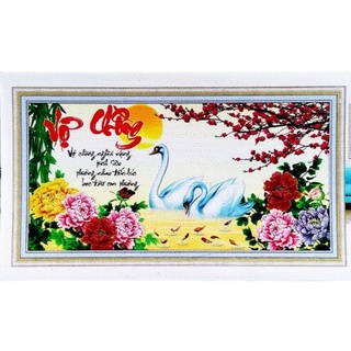 Tranh Đính Đá ABC 3D Vợ Chồng Nghĩa Nặng Tình Sâu GY5006 (KHÁCH TỰ ĐÍNH) KT: 92X50CM