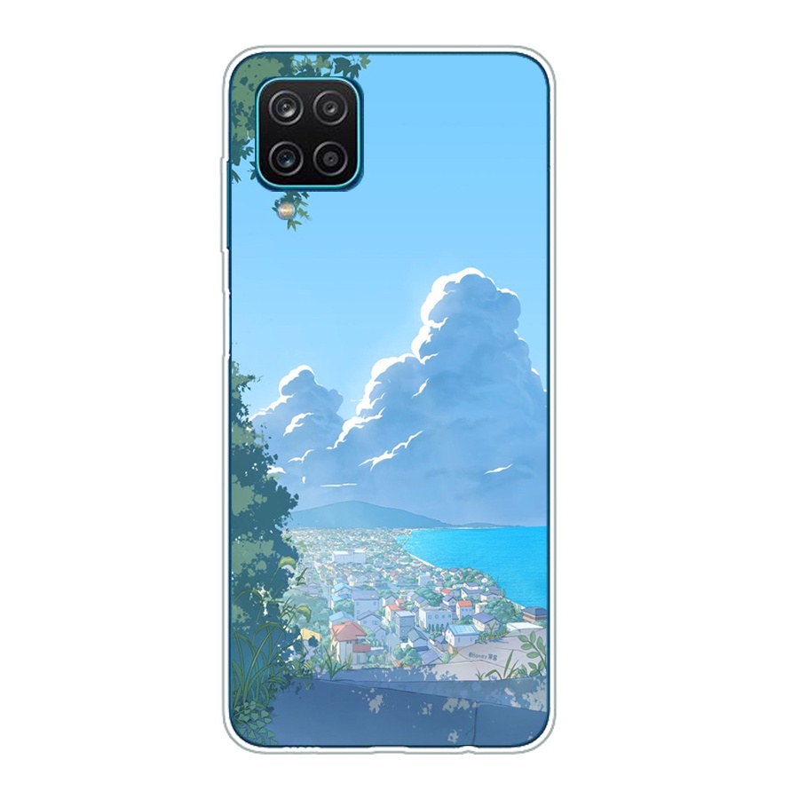 Ốp Điện Thoại TPU Silicon Mềm Hình Anime Nhật Bản Cho Samsung Galaxy a12 / a12s / a22 / m12 / m22 B12