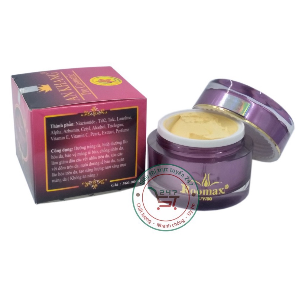 Kem dưỡng Trắng da mặt Chống nhăn Tàn nhang Đồi mồi Chống lão hóa Roomax 18in1 30g