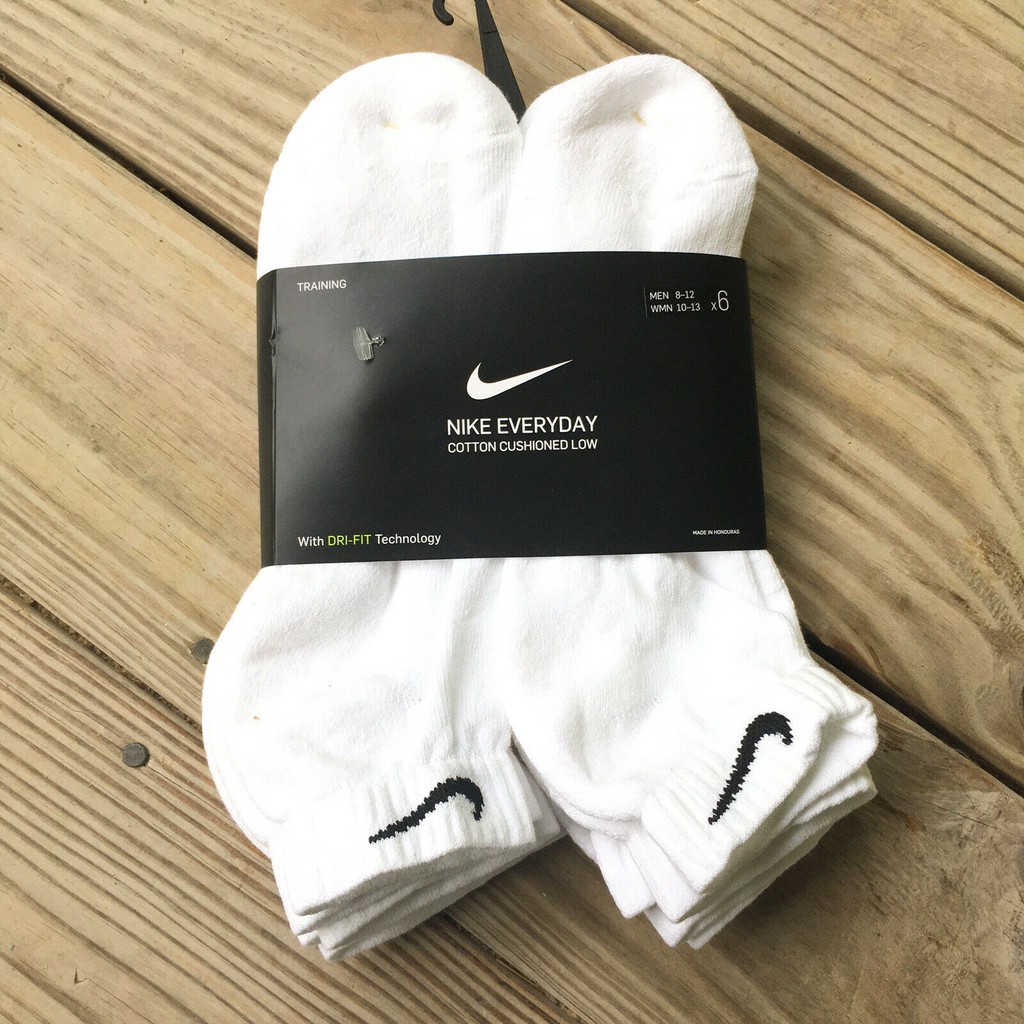 Vớ tất Nike Dri-fit Everyday Cushion White (SX7666 / SX7669 / SX7670) chính hãng