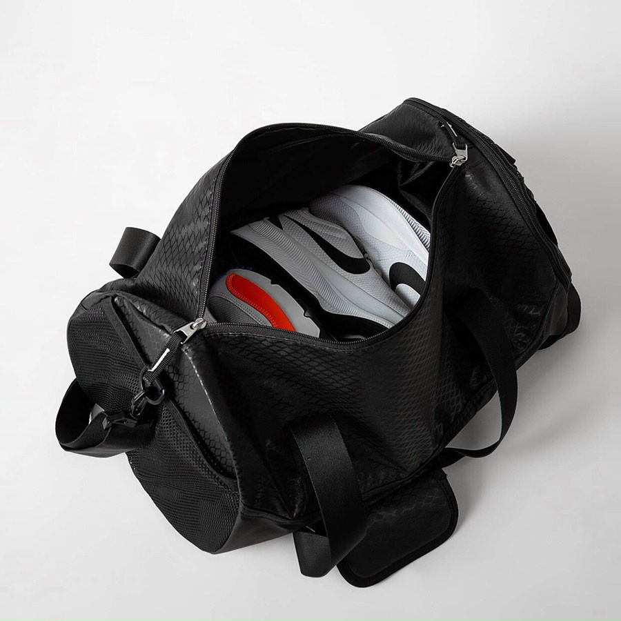 Túi trống thể thao NK Mini Team Training Duffel Bag BA4516, túi bóng đá tập gym, vải chống thấm tốt