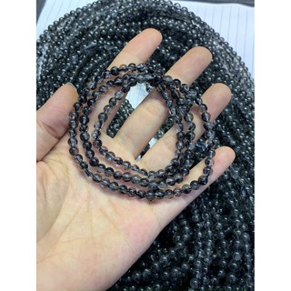 Vòng tay thạch anh tóc đen size 6mm