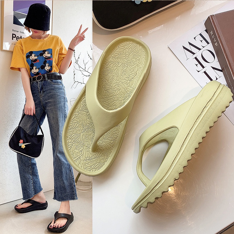 Dép IELGY đế dày chống trượt thời trang đi biển cho nữ