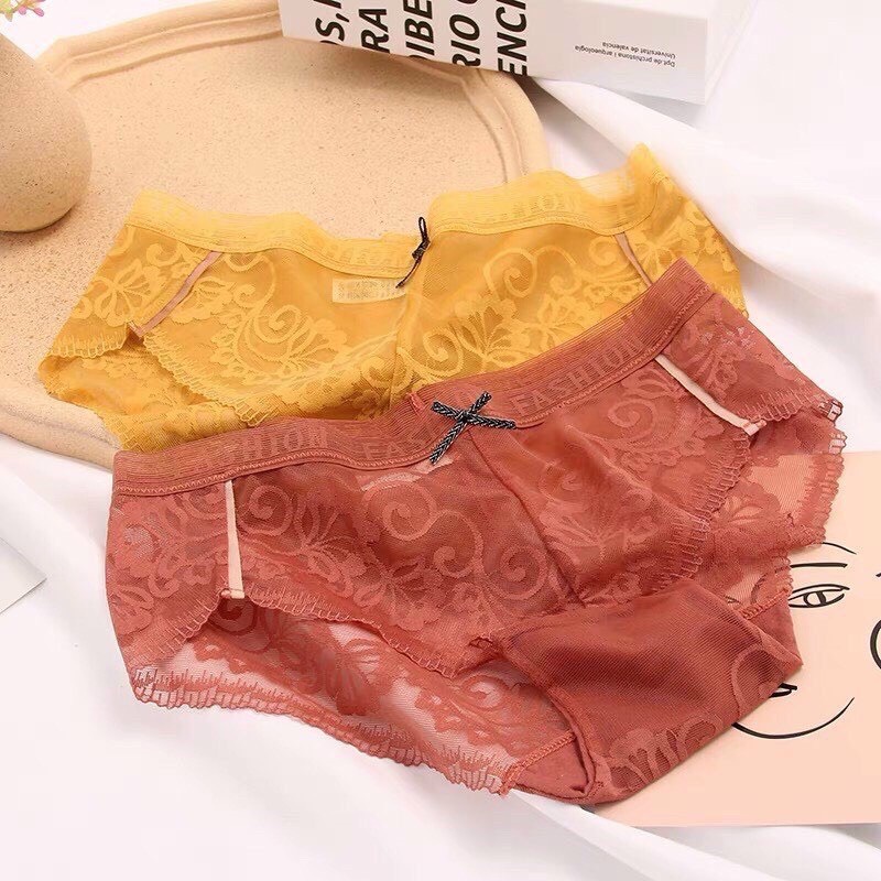 Quần Lót Ren Cao Cấp Mềm Mại Kháng Khuẩn Sexy Gợi Cảm 2248