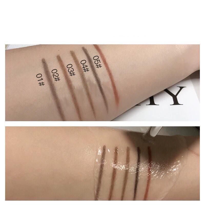 Chì kẻ mày 2 đầu nét mảnh HEYXI Verythin Eyebrow Pencil | BigBuy360 - bigbuy360.vn