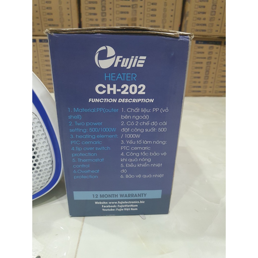 Quạt sưởi gốm Ceramic Mini FujiE CH-202