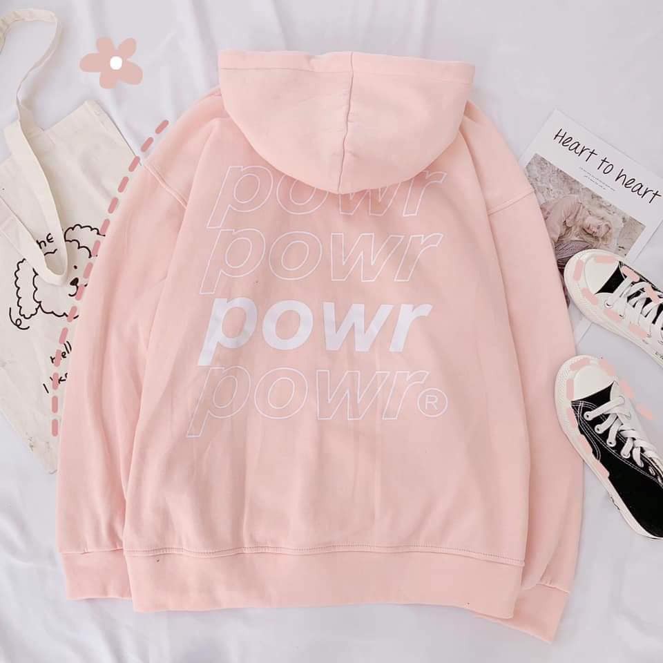 ÁO HOODIE ZIP POWR NỈ NGOẠI | BigBuy360 - bigbuy360.vn