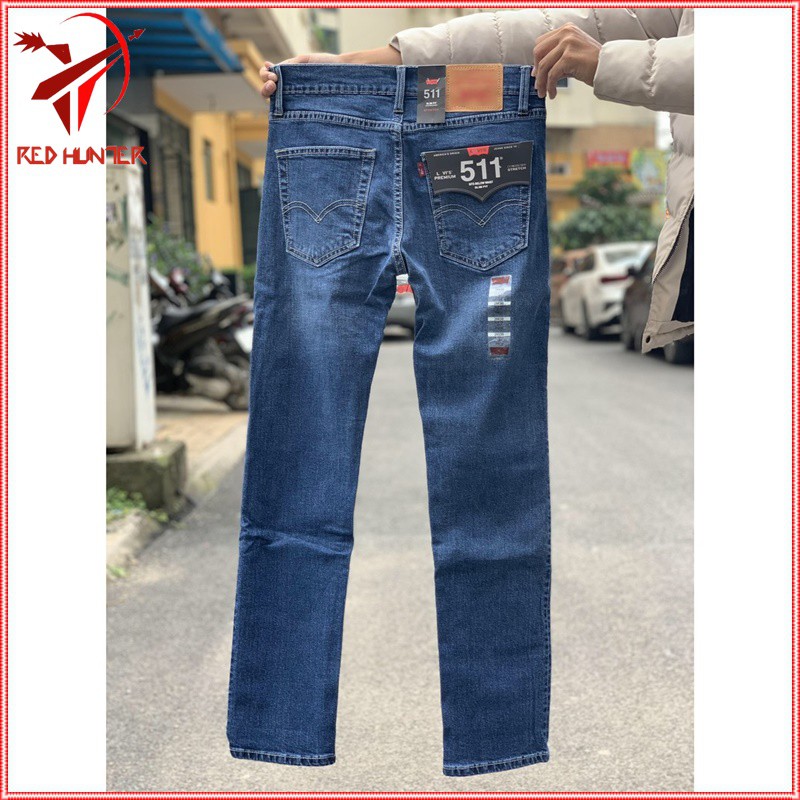 Quần Jean Nam Cao Cấp Lv-511  (Mẫu Trơn, dáng đứng, ôm nhẹ, chất vải co giãn) Made in cambodia | BigBuy360 - bigbuy360.vn