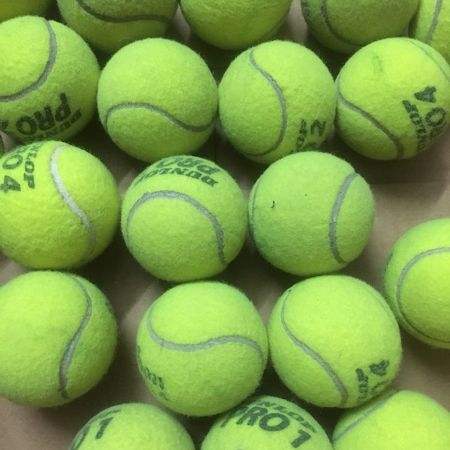 Bóng tennis cũ link 100 quả
