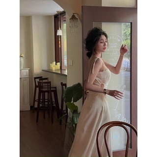 ĐẦM MIDI HAI DÂY KHOÉT EO (KÈM VIDEO HÌNH THẬT)