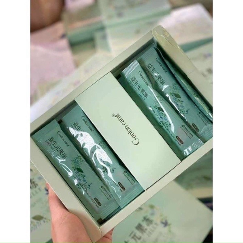 FULL HỘP 10 GÓI THẠCH GIẢM CÂN, CHUYÊN GIẢM MỠ BỤNG HIỆU QUẢ PREBIOTIC JELLY TRANG NEMO CHÍNH HÃNG