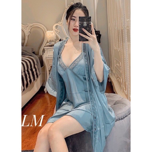 Váy Ngủ , đầm ngủ lụa sexy hàng Quảng Châu cực quyến rũ, cực sang chảnh