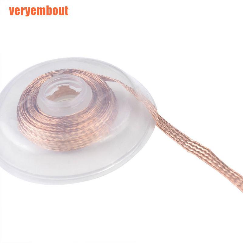 Cuộn dây đồng hút chì hàn 3.0mm 1.5m 3.0m sử dụng sửa chữa tiện lợi