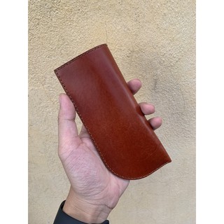 Bao da đựng kính handmade da thật