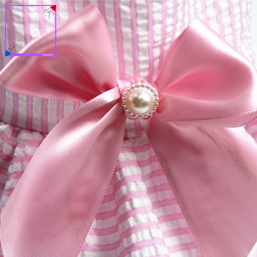 Váy Kẻ Sọc Đáng Yêu Cho Thú Cưng