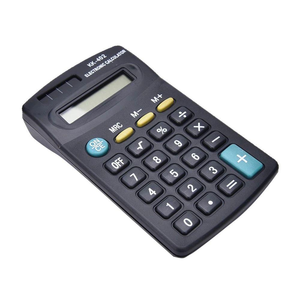 Máy Tính Để Bàn Mini 8 Chữ Số Màu Đen Tiện Dụng Cho Học Sinh / Văn Phòng