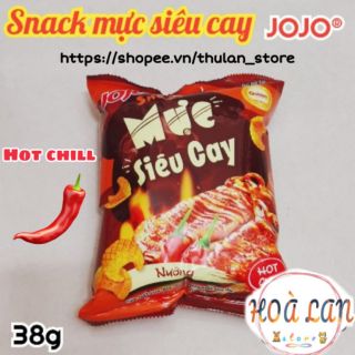 Bánh snack jojo® mực siêu cay gói 38g