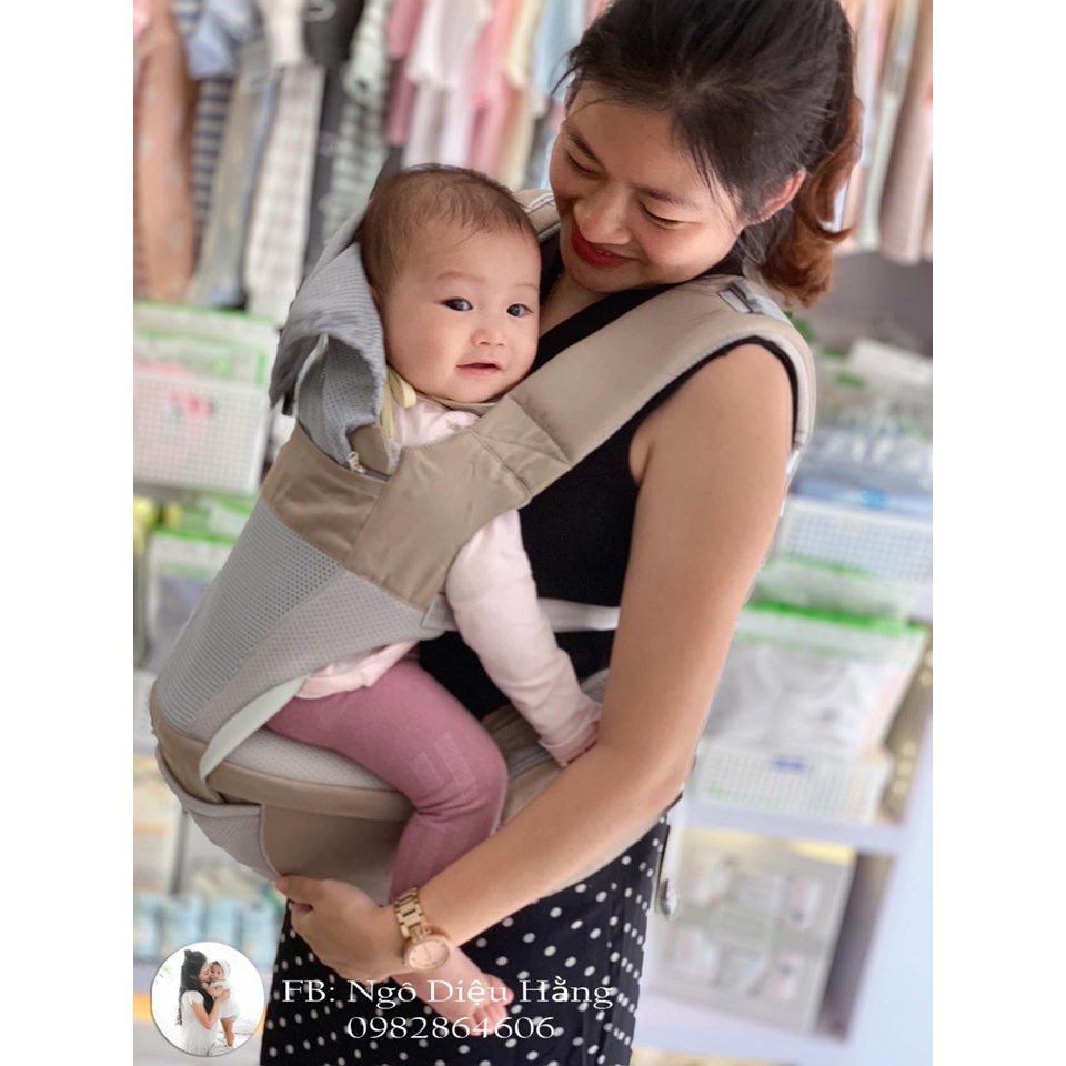 Địu ngồi cao cấp 2 trong 1 Air Mesh Comfybaby