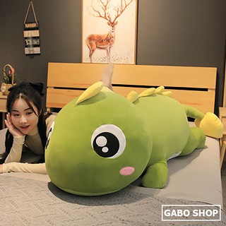 Gấu Bông khủng long mắt lồi siêu to khổng lồ dài 1m6 đẹp mềm mịn hàng cực chất