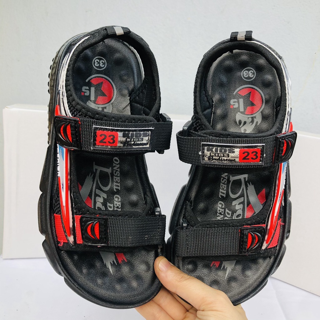 Dép trẻ em quai hậu bé trai  cho bé trai 1 đến 10 tuổi sandal cho bé quảng châu cao cấp mã B 2107