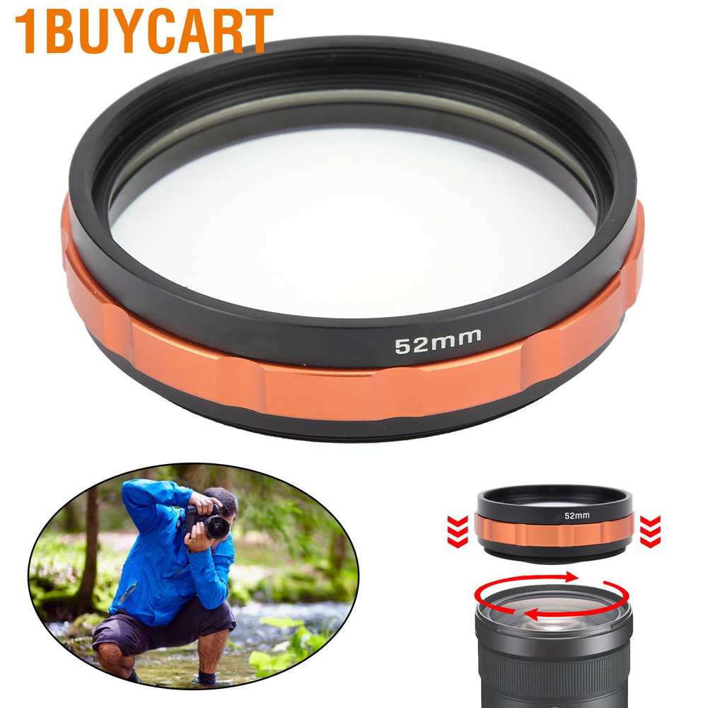 1buycart High Definition Macro Close‑Up Lens for 52mm Mount Camera Sony ZV‑1 with Adapter