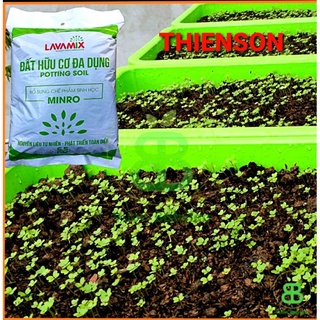 3Kg Đất Hữu Cơ LAVAMIX 6,5dm Trồng Rau Sạch Và Hoa