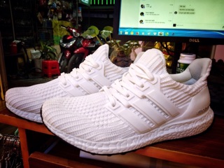 Giày Ultra Boost 4.0 all white ( full size Nam,Nữ)