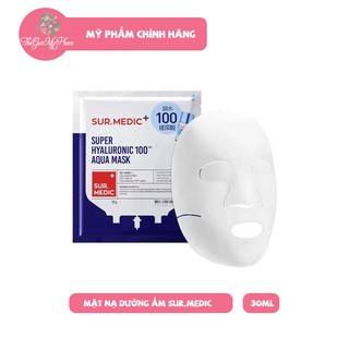 Mặt Nạ Dưỡng Ẩm Chuyên Sâu Sur.Medic+ Super Hyaluronic 100™ Aqua Mask