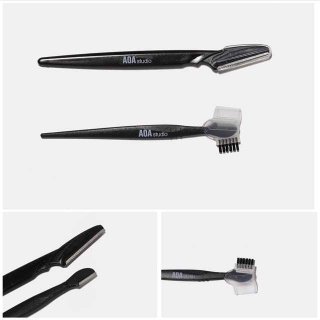 Set Dao Cạo Chổi Mày TFS - AOA Studio Brow Razor Set