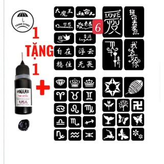 Mực Xăm Tạm Thời 15 ngày chống chịu nước