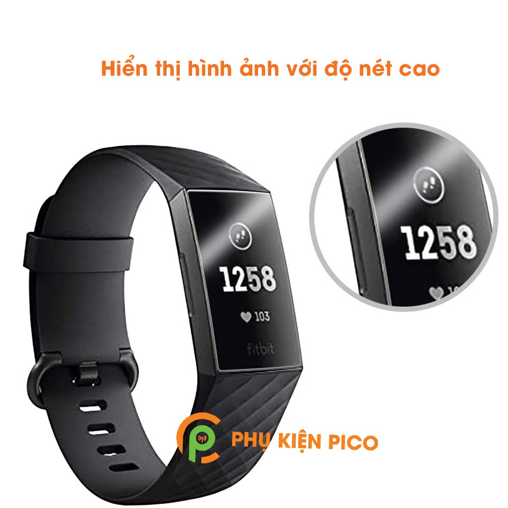 Dán màn hình đồng hồ Fitbit Charge 3 PPF cao cấp dẻo trong suốt