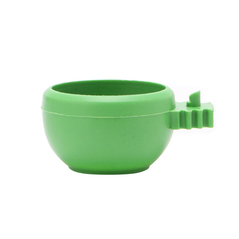 Cốc Nhựa Đựng Thức Ăn/Nước Uống Cố Định Cho Chim Vẹt