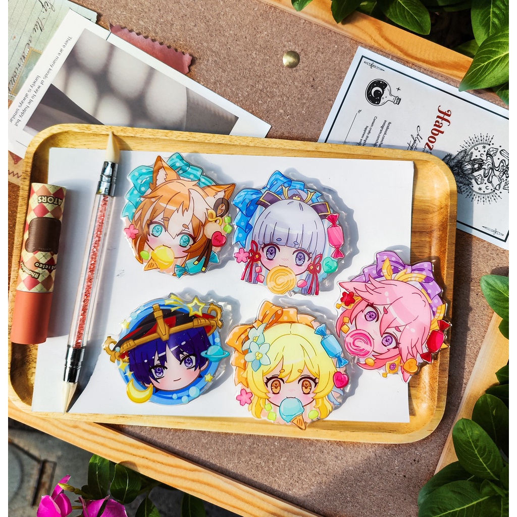 Griptok popsocket giá đỡ điện thoại Genshin impact dễ thương